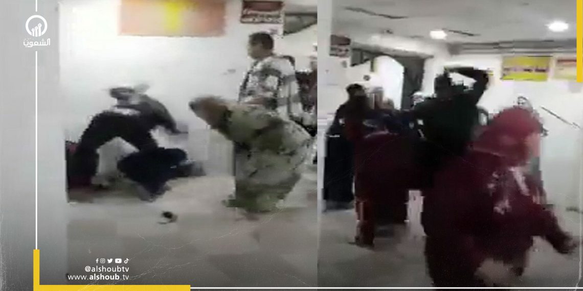 ضابط طيار يعتدي على ممرضة