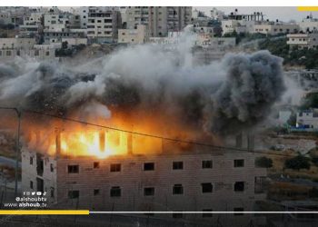 حرق منازل الفلسطينيين