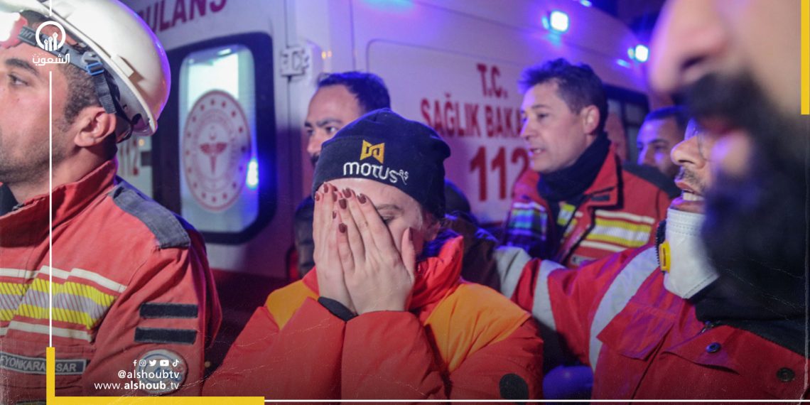 فرق الإنقاذ في تركيا