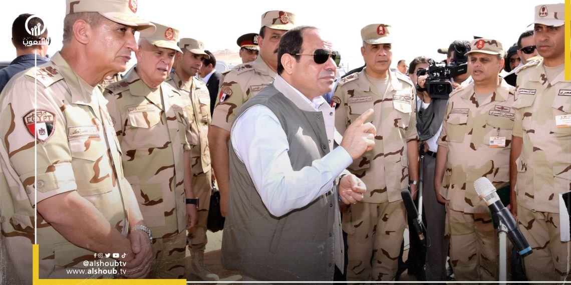 السيسي مع الجيش