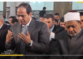 السيسي وأحمد الطيب