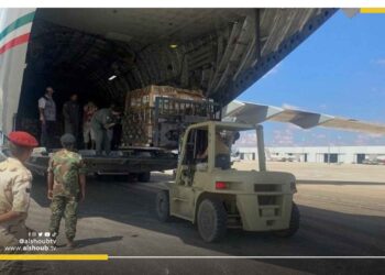 أكثر من 40 طائرة إغاثية من 18 دولة تقدم مساعدات لمتضرري الإعصار في ليبيا