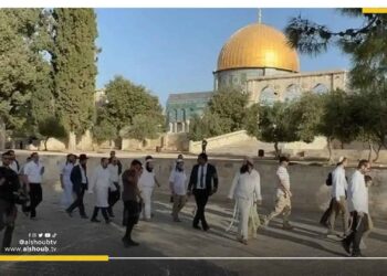 مجموعات من المستوطنين تقتحم باحات المسجد الأقصى