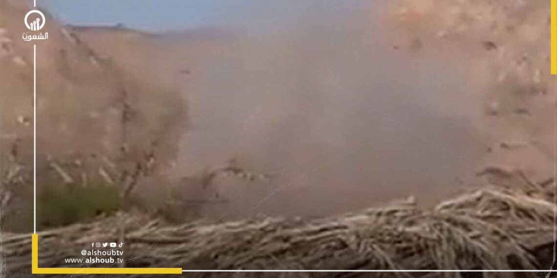 سقوط مقذوف على مدينة نويبع المصرية