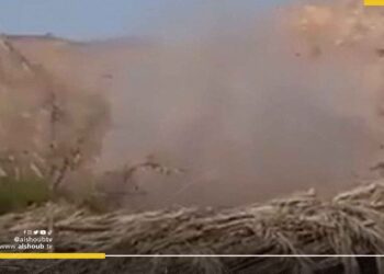 سقوط مقذوف على مدينة نويبع المصرية