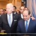 السيسي يتوافق مع بايدن على رفض تهجير الفلسطينيين إلى مصر