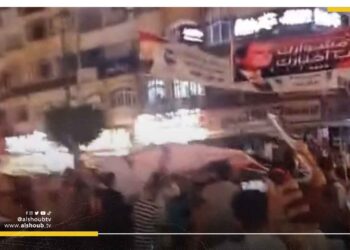 مظاهرات في مطروح تطالب بإسقاط حكم السيسي