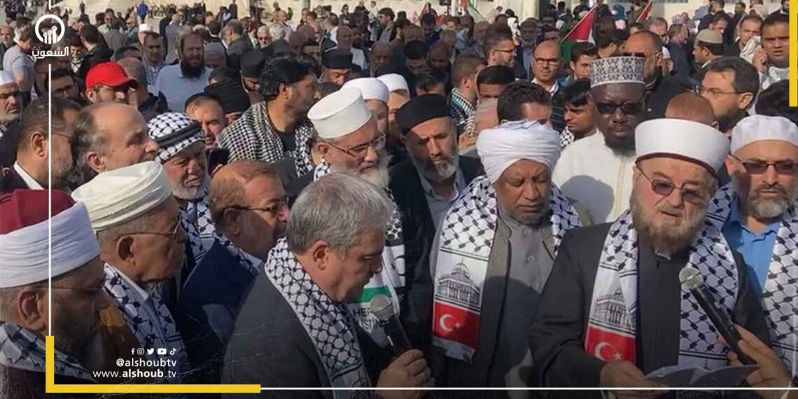 علماء المسلمين يدعو لتشكيل  قافلة من أصحاب الضمائر الحرة  لوقف العدوان على غزة