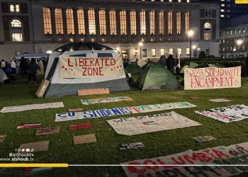 تضامن طلابي واسع مع اعتصام جامعة كولومبيا الأمريكية 