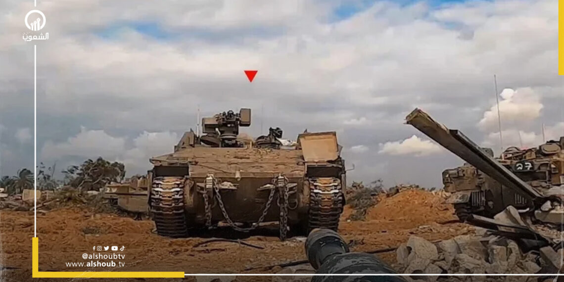 المقاومة تدمر ناقلة جند في رفح وتقصف موقع "كرم أبوسالم" 