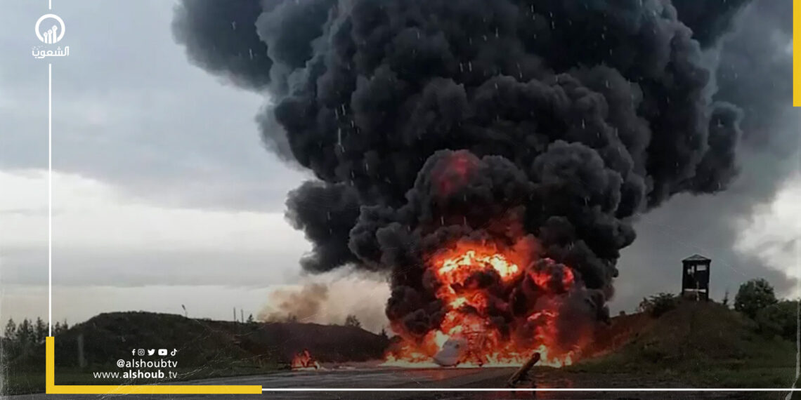 انفجار مستودع ذخيرة في قاعدة عسكرية جنوب الأراضي المحتلة