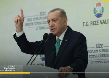 أردوغان لايستبعد التدخل التركي في إسرائيل لمساعدة الفلسطينيين