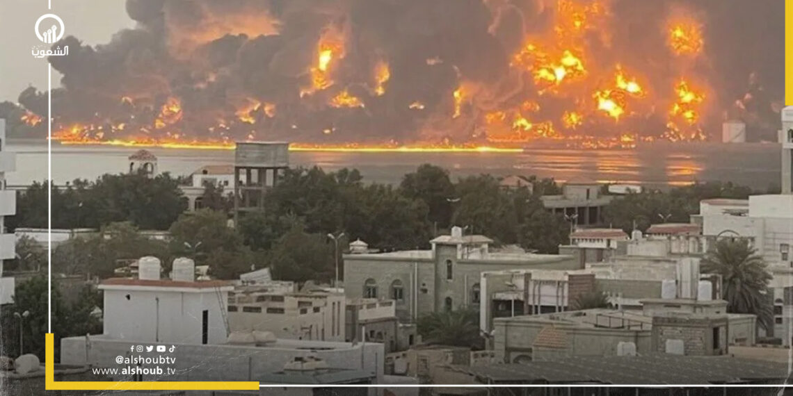 الحكومة اليمنية في عدن تدين الغارات الإسرائيلية على الحديدة