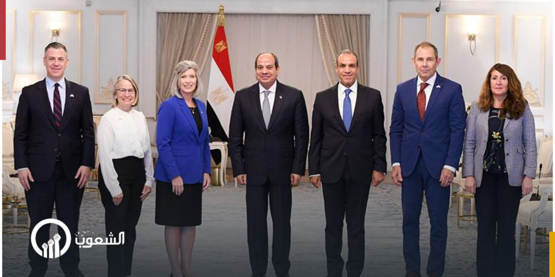 السيسي يلتقي وفدا من الكونغرس الأمريكي