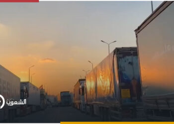 مساعدات غزة ملقاة في شوارع العريش