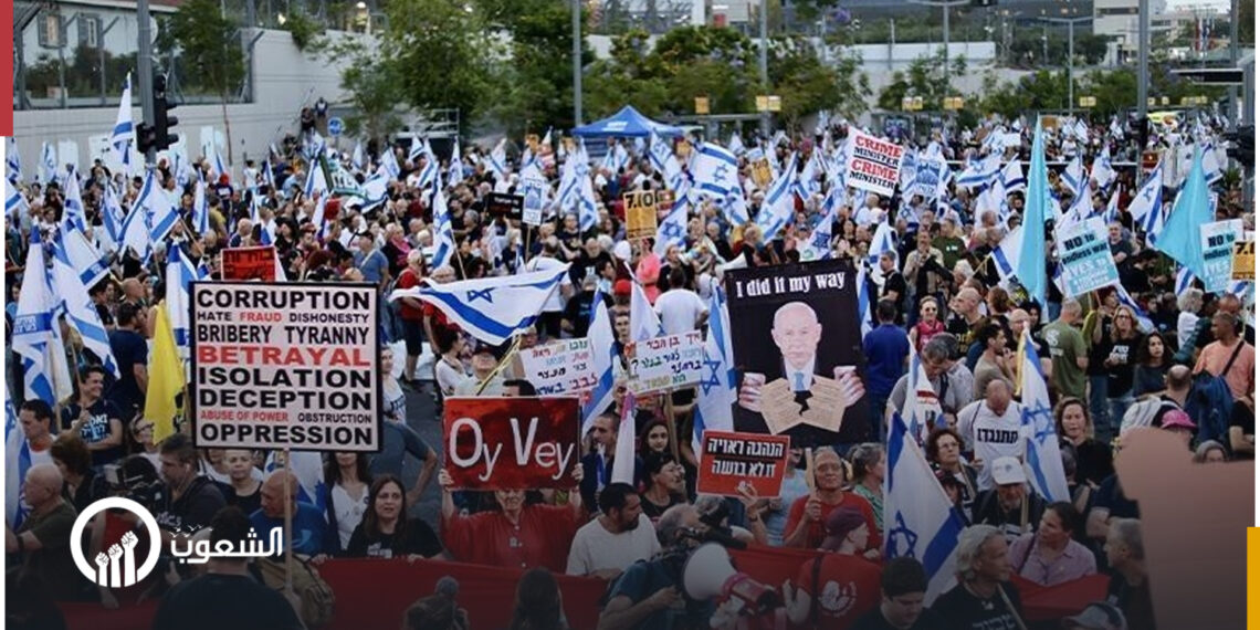 الآلاف يتظاهرون في تل أبيب للمطالبة بصفقة تبادل أسرى 