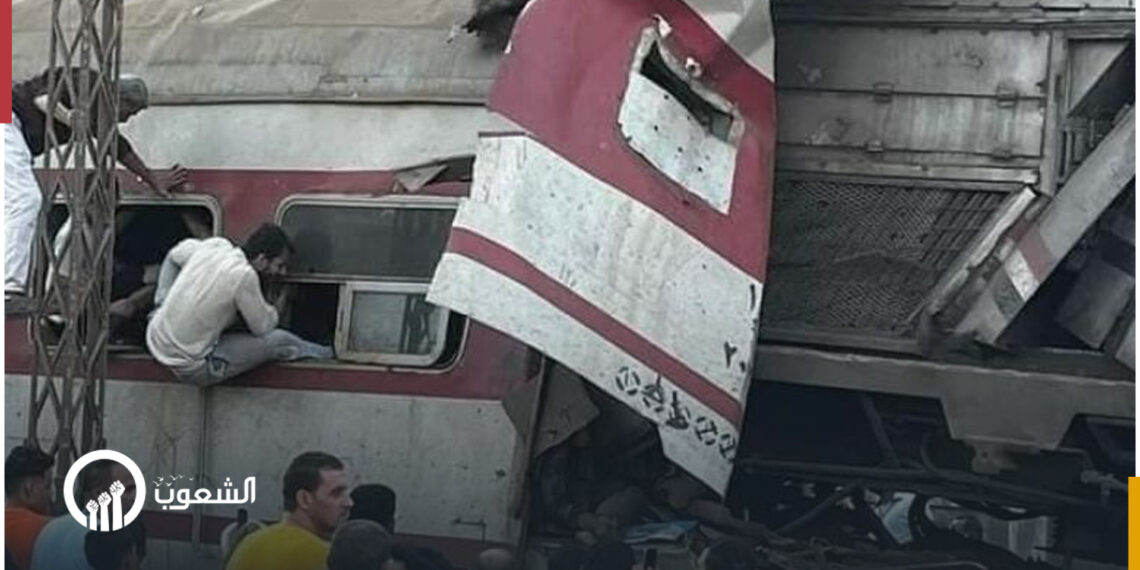 قتلى وجرحى جراء تصادم قطارين بالشرقية 